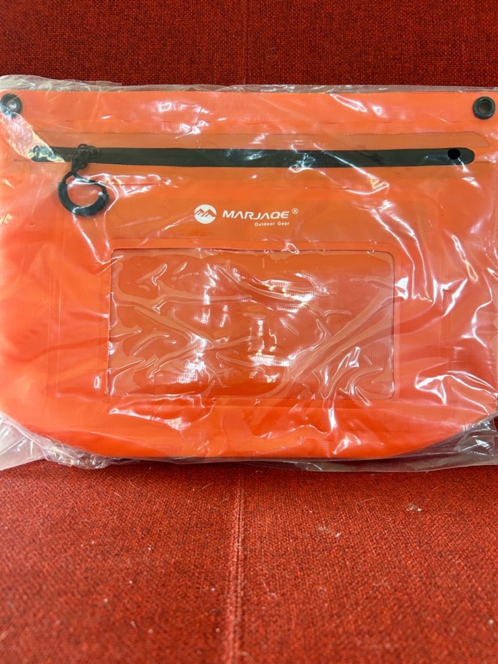 Orange Waterproof Crossbody Bag